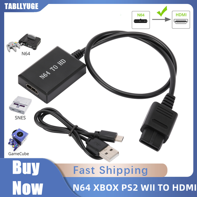 Gaming Console Box - Konsol Game Kabel HD N64 PS2