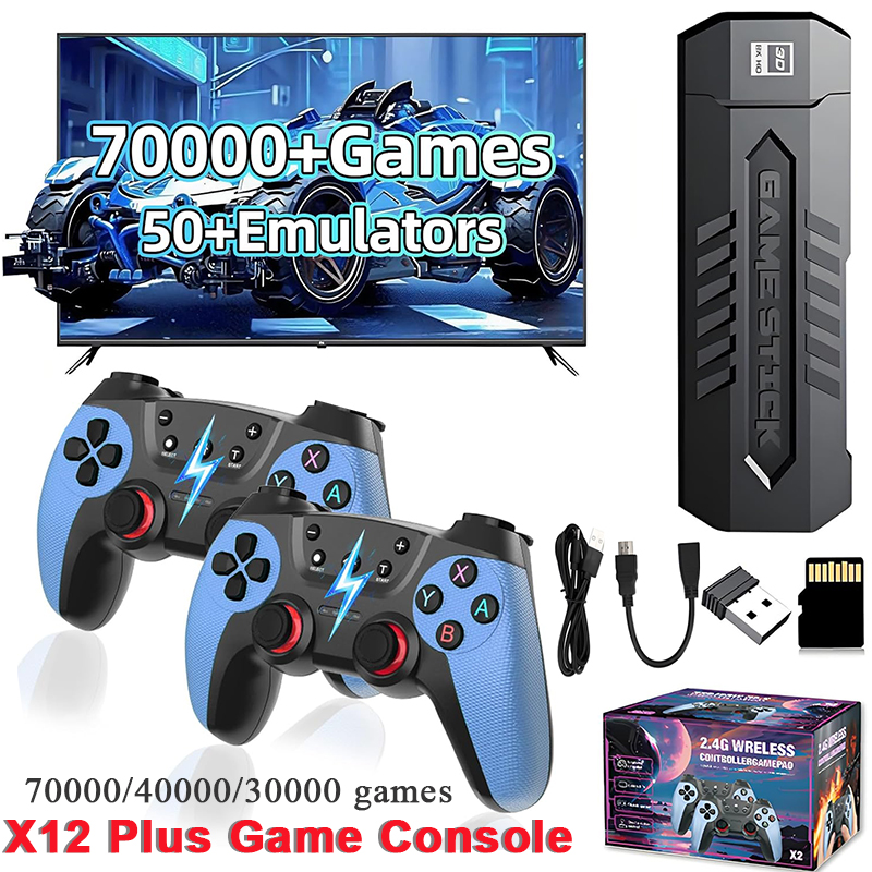 Gaming Console Box - X2 Retro Game Stick dengan 128GB