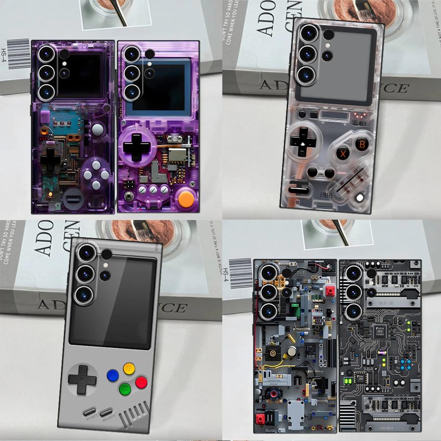 Gaming Console Cartoon - Casing Handphone Konsol Game Ungu untuk