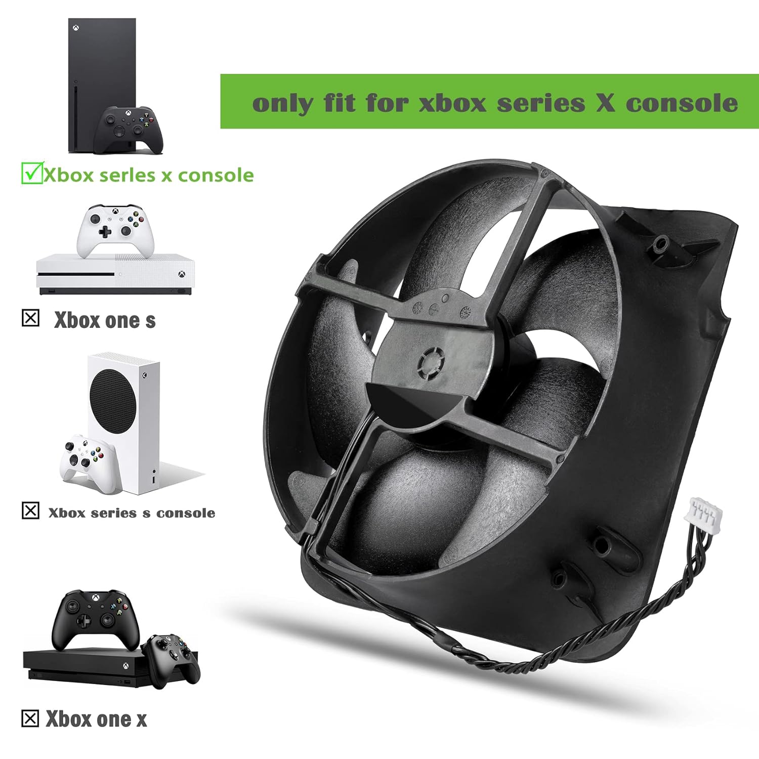 Gaming Console Xbox Series S - Penggantian Kipas Pendingin Internal untuk Konsol
