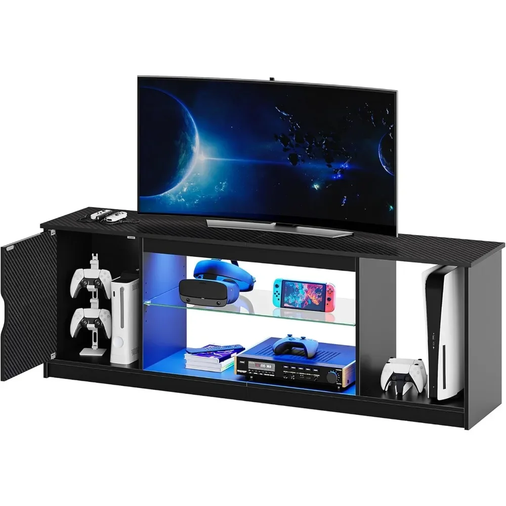 Gaming Console Entertainment Center - Bestier Led Entertainment Center untuk PS5,