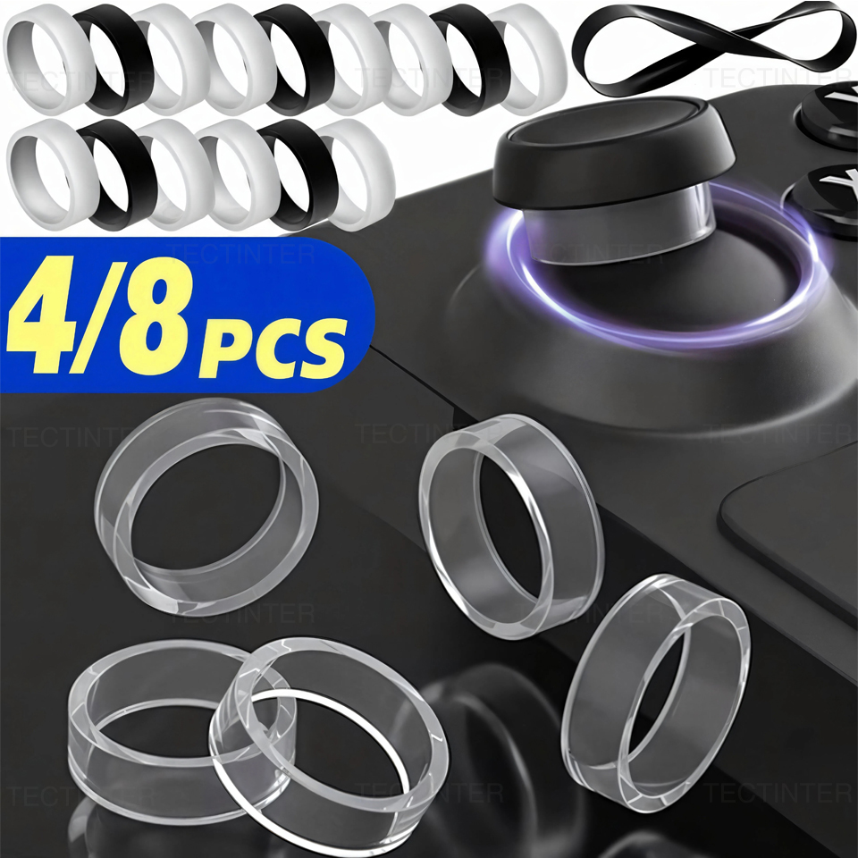 Gaming Console Monitor - 4/8 Buah Cincin Karet Joystick Pelindung
