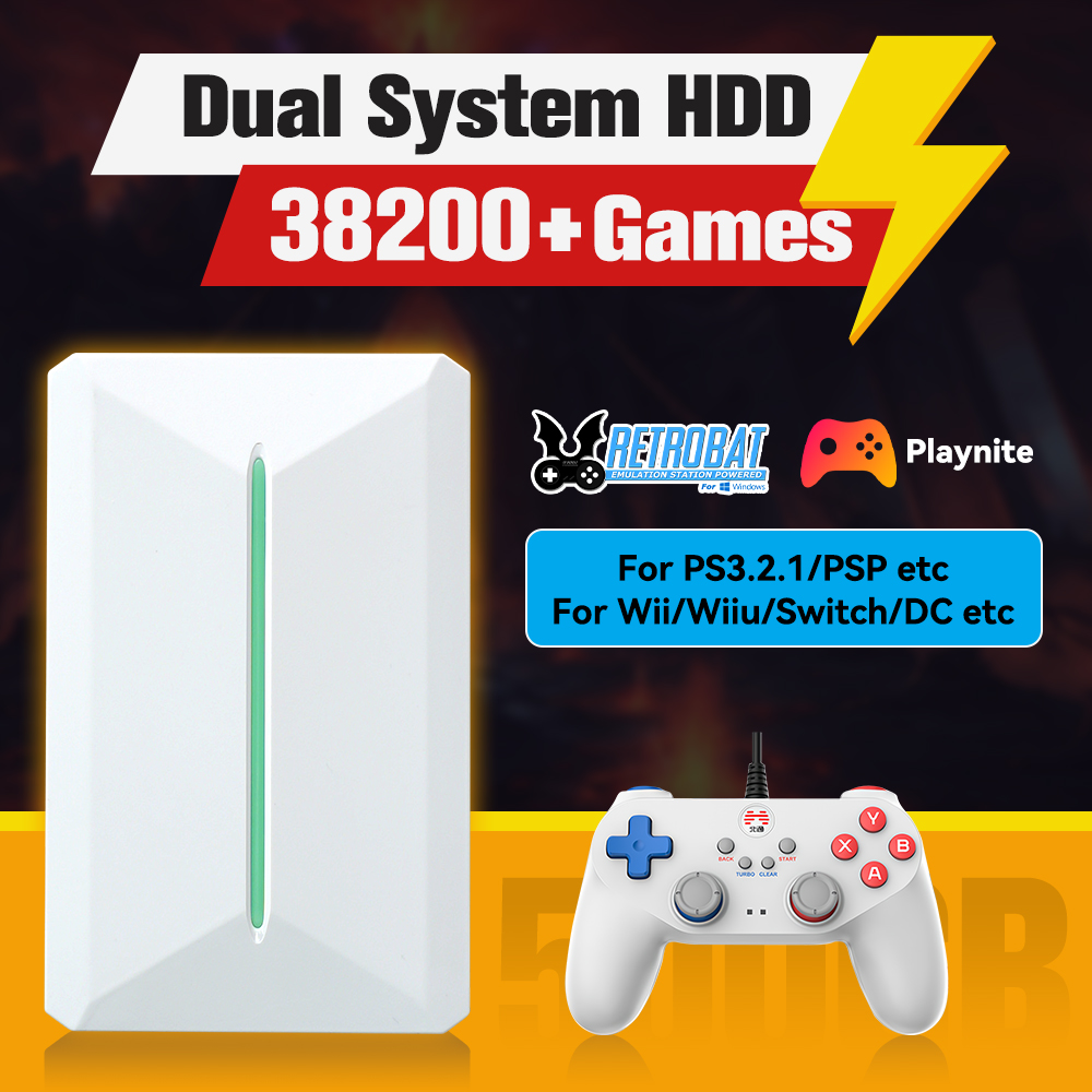 Gaming Console Box - Sistem Retrobat & Playnite HDD konsol