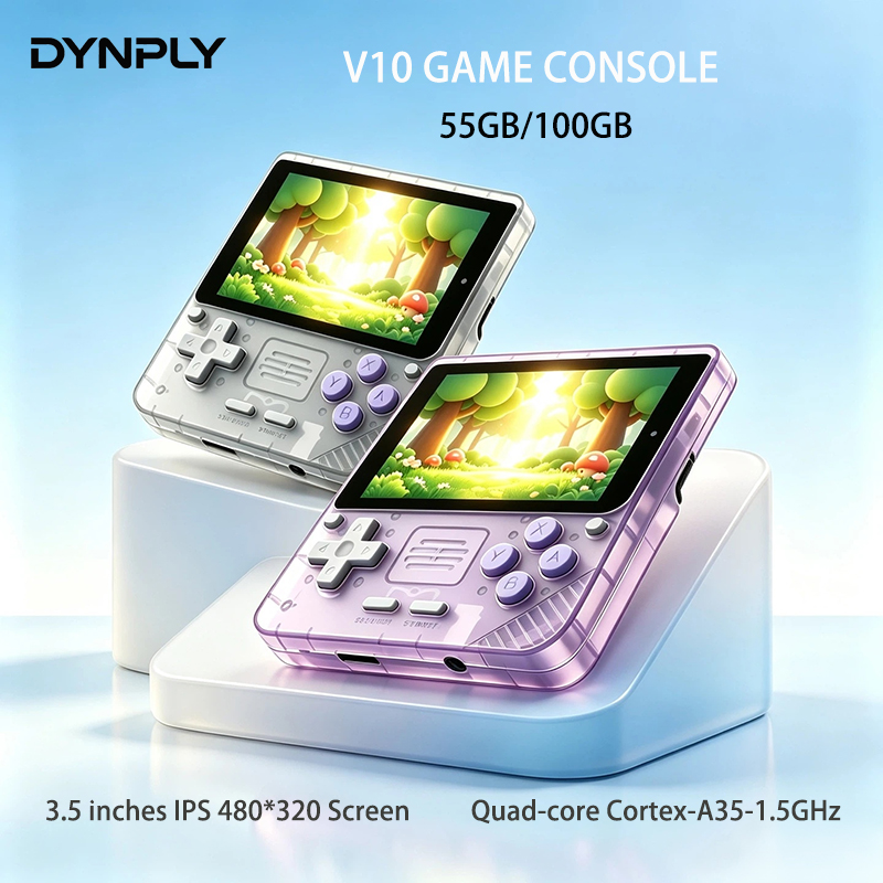 Gaming Console Cartoon - POWKIDDY V10 Layar Penuh HD Oca