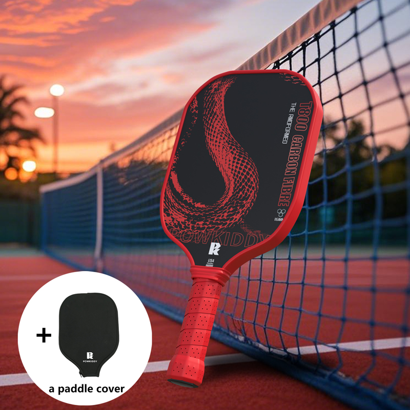 Gaming Console Cartoon - Powkiddy Pickleball T800 Serat Karbon Ditekan