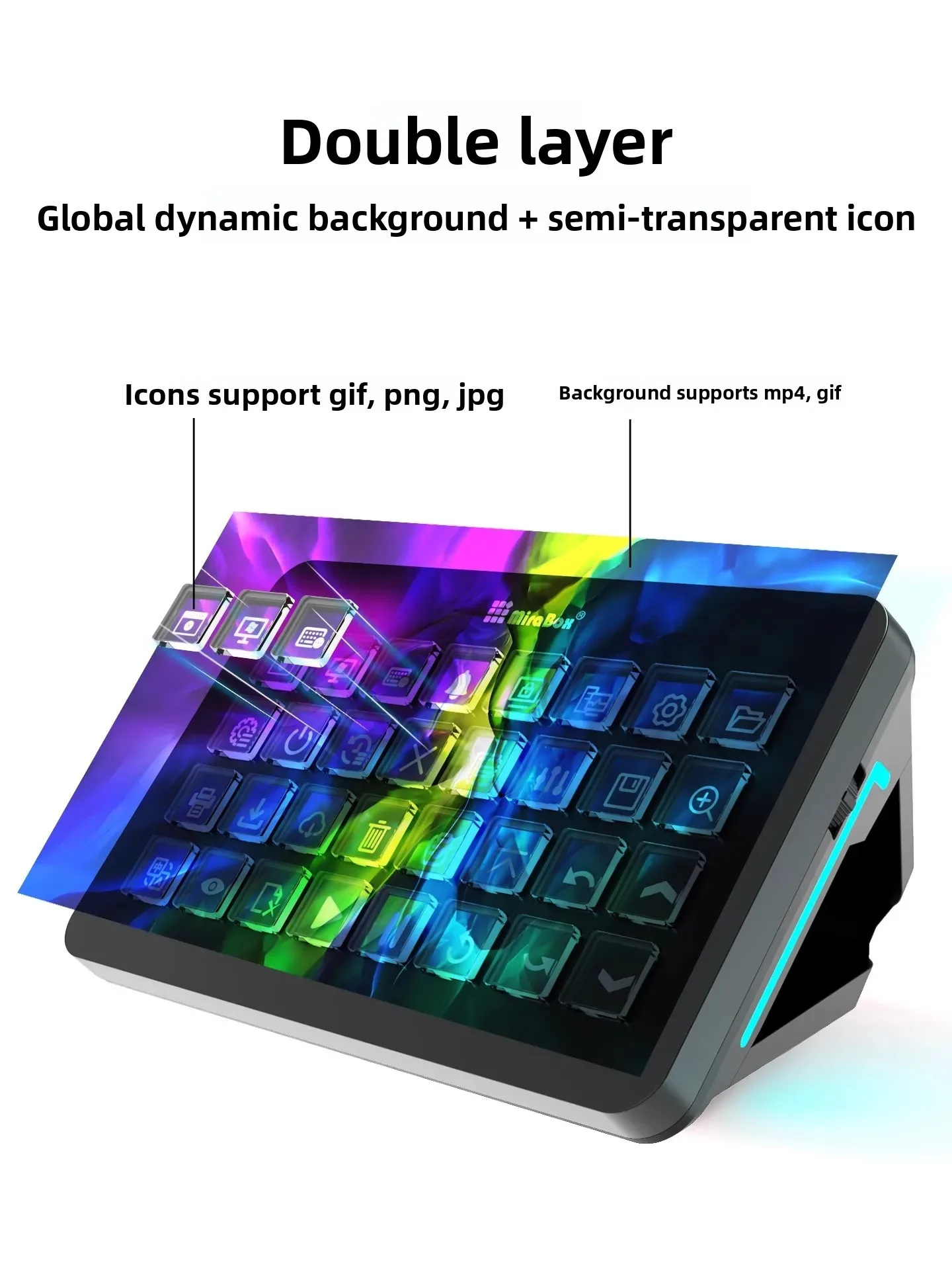 Mirabox XL Stream Deck Macro K - Gaming Console With Keyboard ulasan dan harga