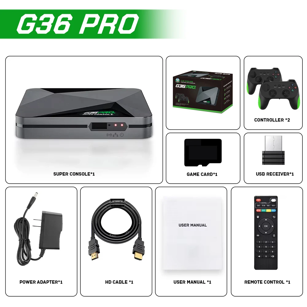 Konsol Super G36 Pro Konsol Vi - Gaming Console Box ulasan dan harga