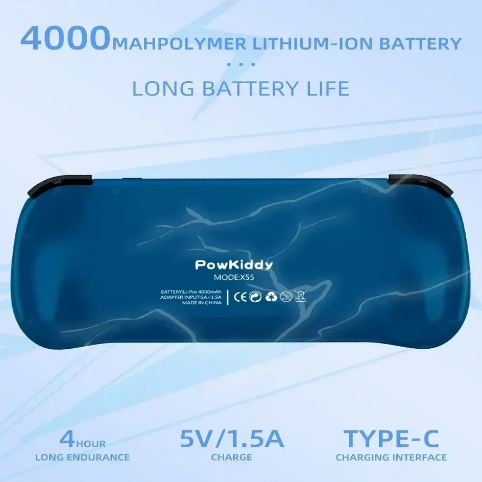 POWKIDDY X55 Konsol Game Gengg - Gaming Console Windows ulasan dan harga