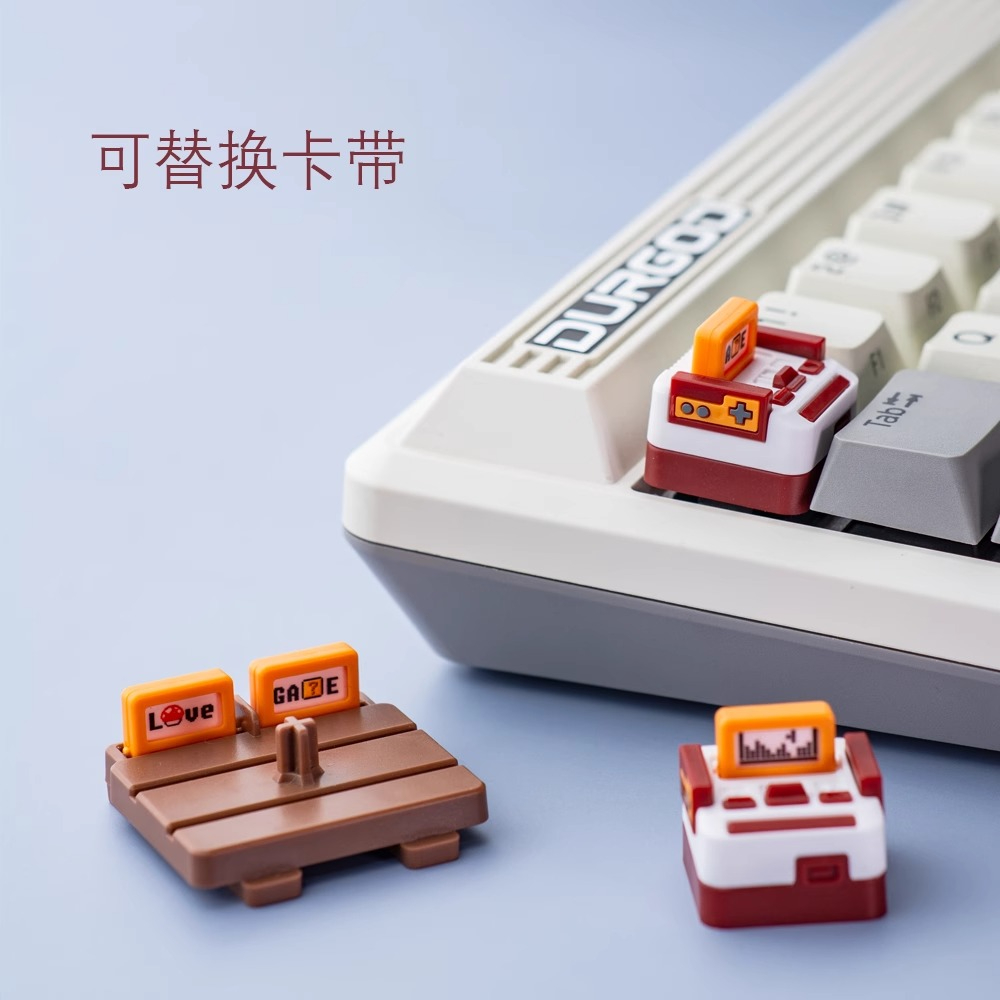 Keycaps Gaya Konsol Game Kusto - Gaming Console With Keyboard ulasan dan harga
