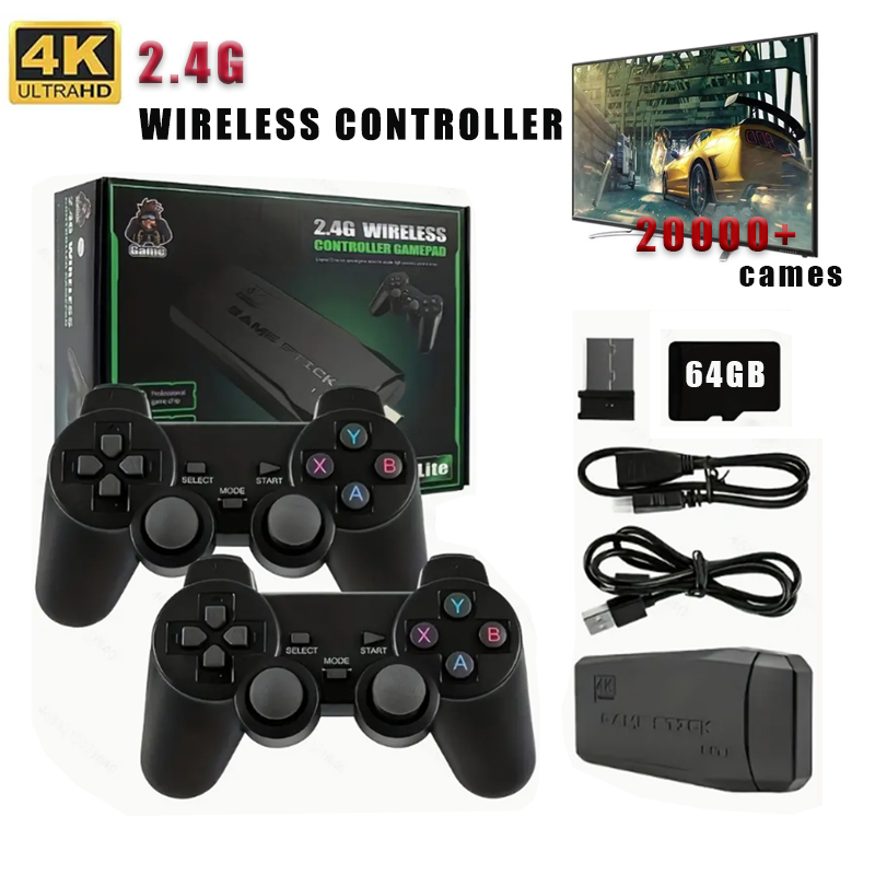 Stik Video Game Nirkabel 2.4G  - Gaming Console Box ulasan dan harga