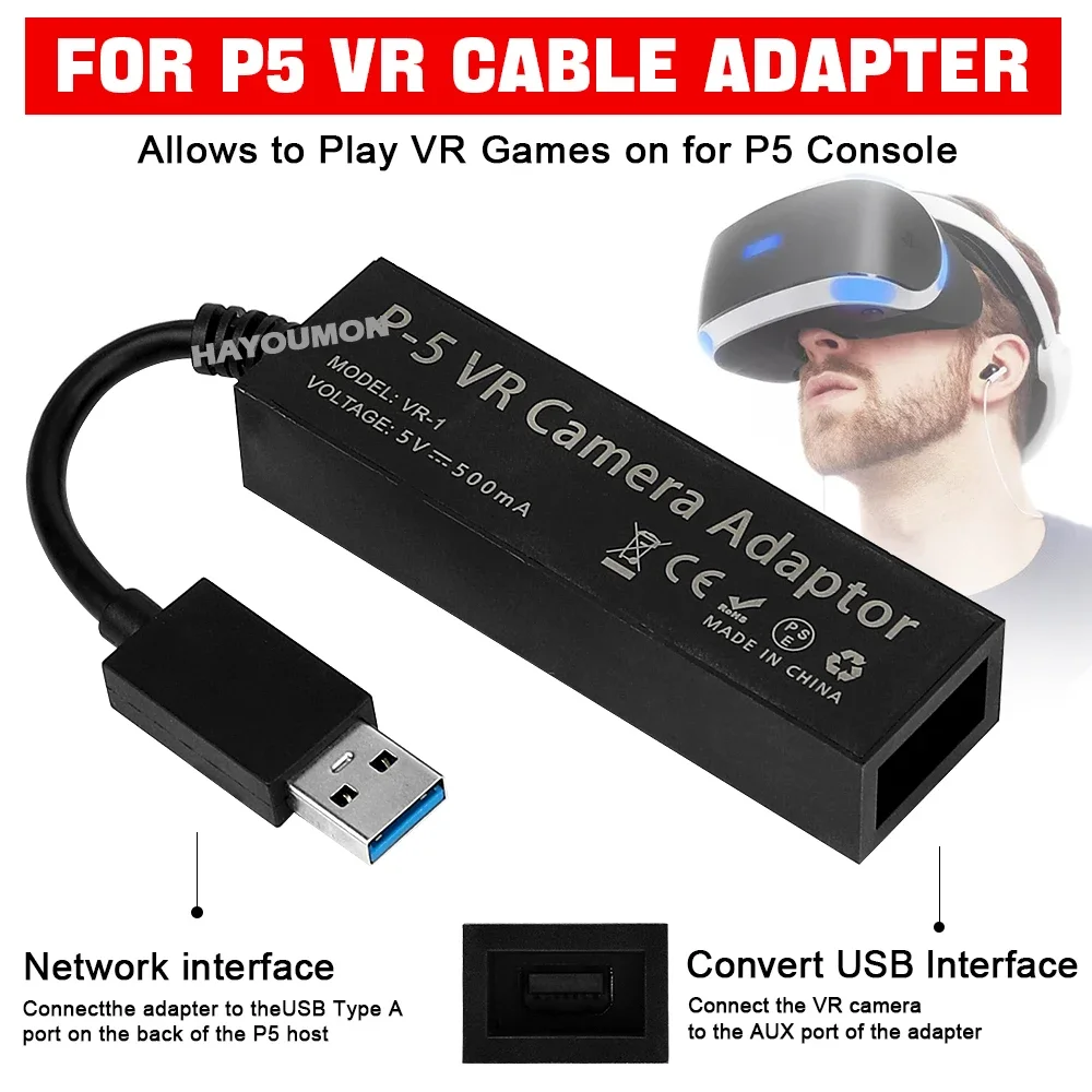 Untuk PS5 VR Kabel Adaptor unt - Gaming Console Usb ulasan dan harga
