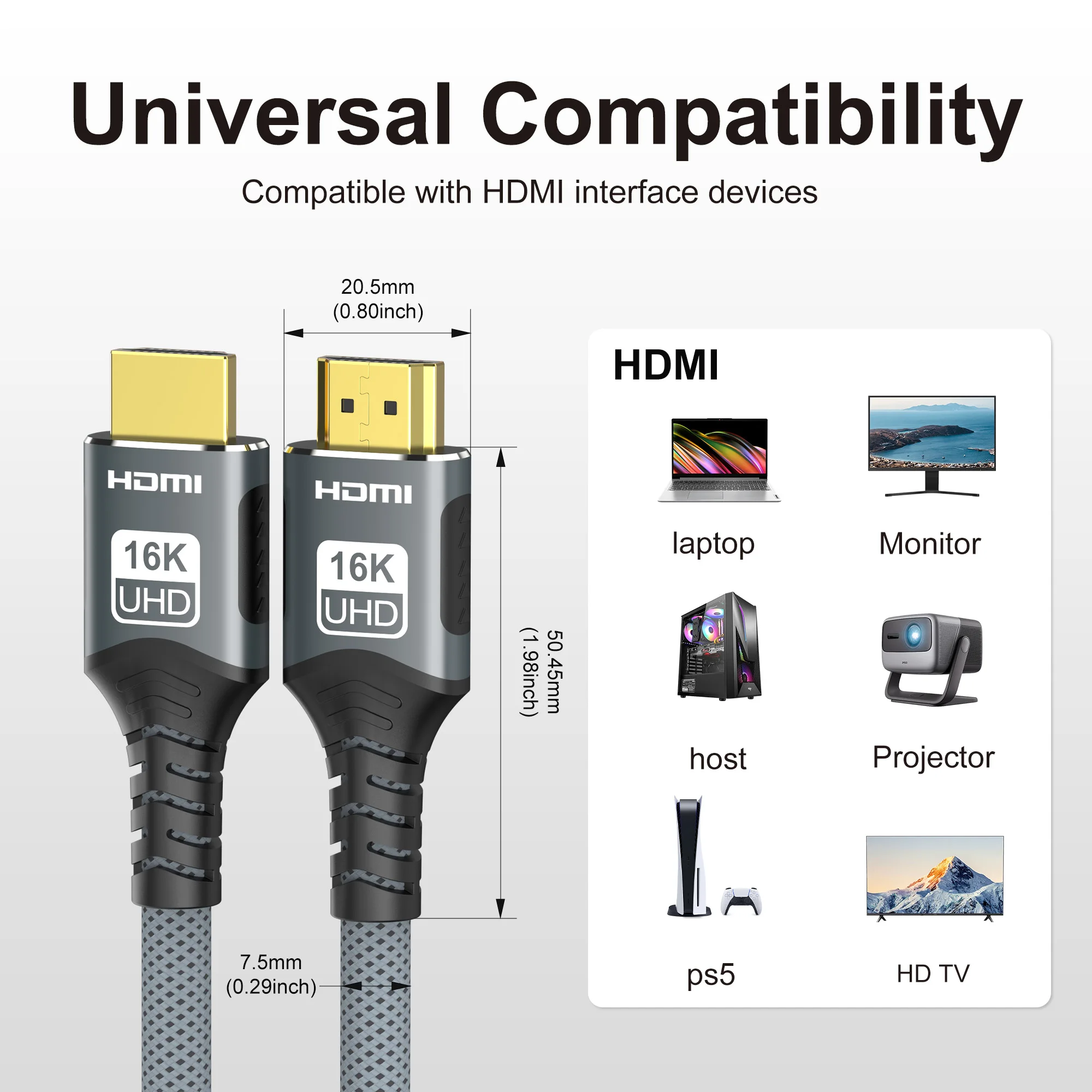 Kabel HDMI 2.2/2.1/2.0 Bandwid - Gaming Console Box ulasan dan harga