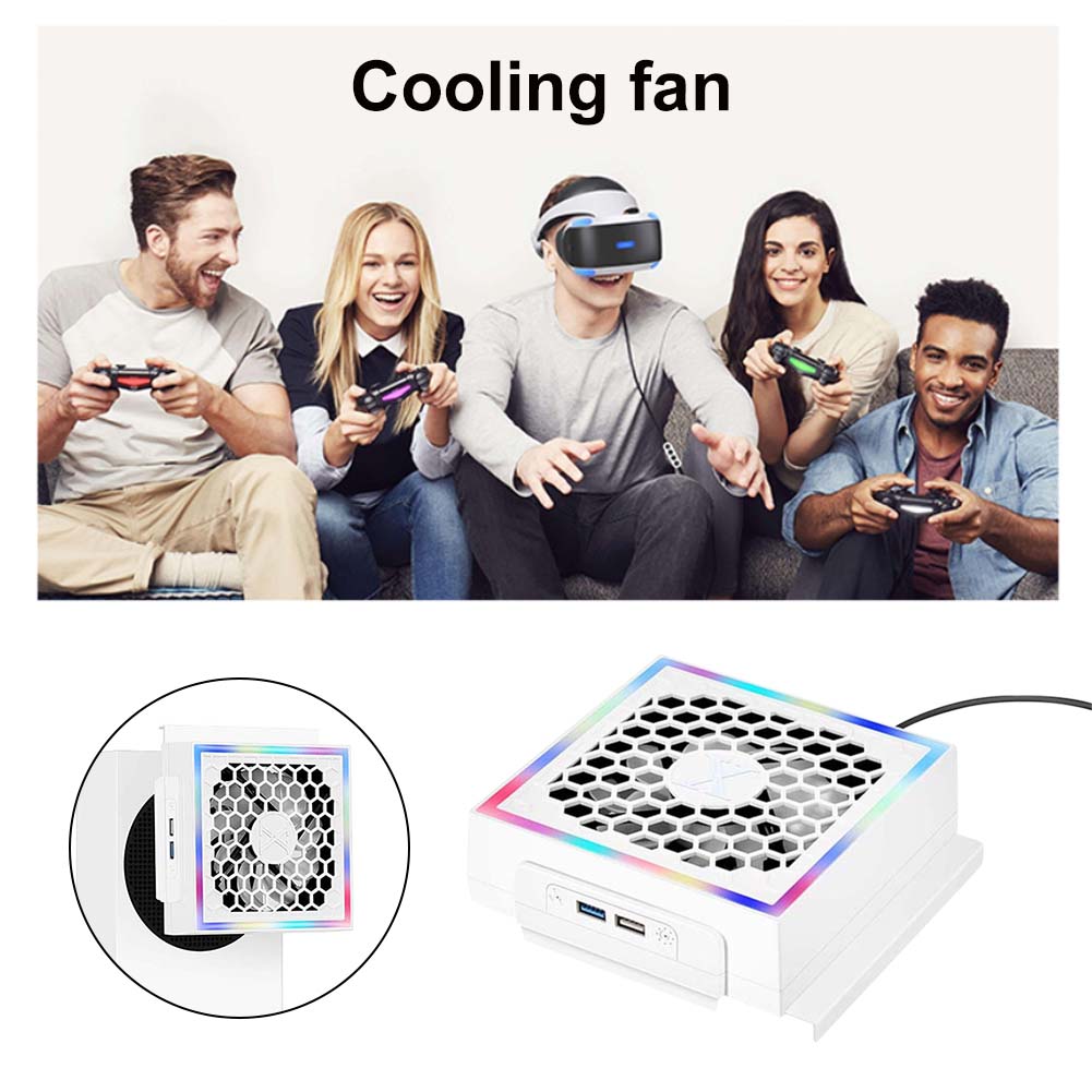 Kipas pendingin pendingin LED, - Gaming Console Xbox Series S ulasan dan harga