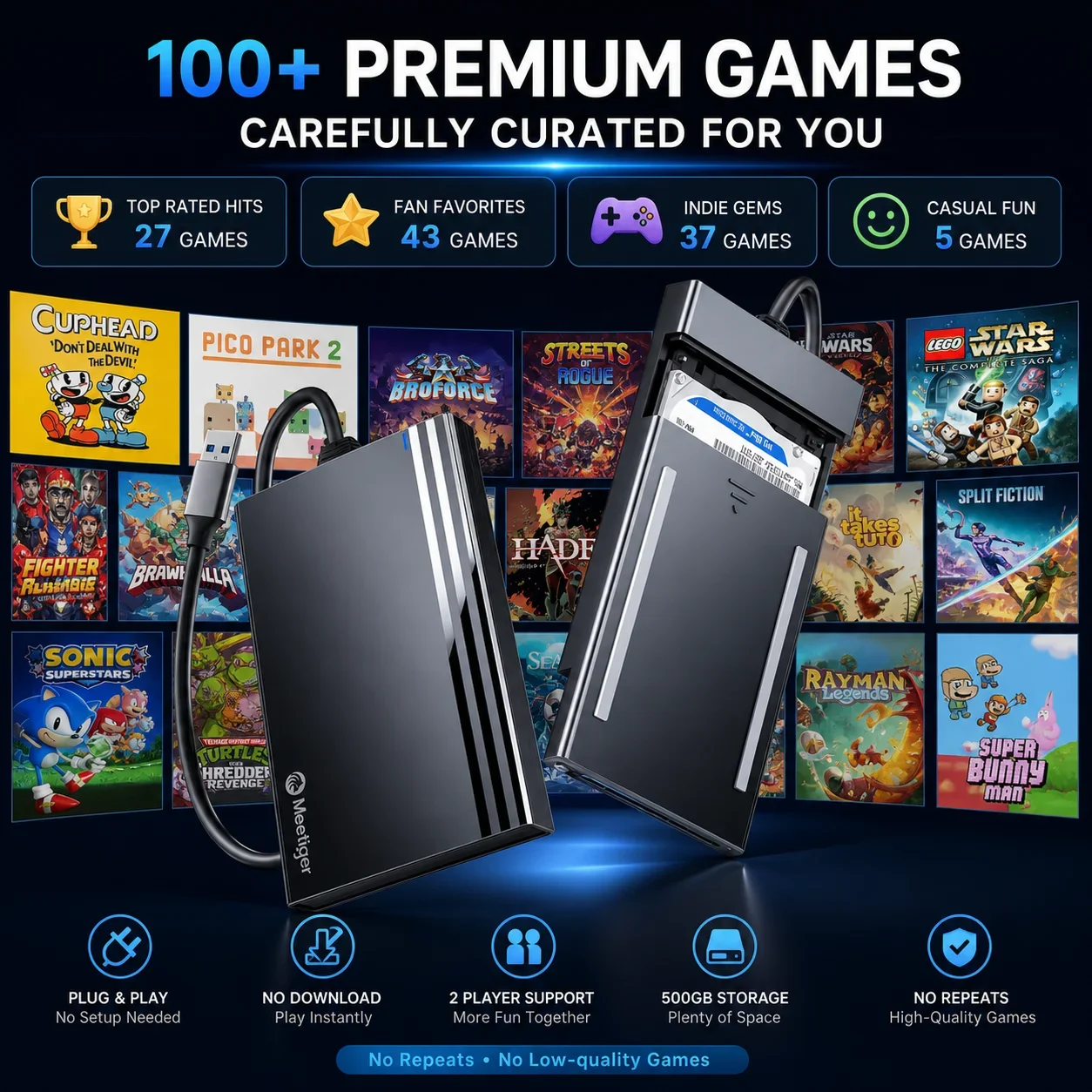 Konsol Game ZieBuddy 500GB den - Gaming Console Windows ulasan dan harga