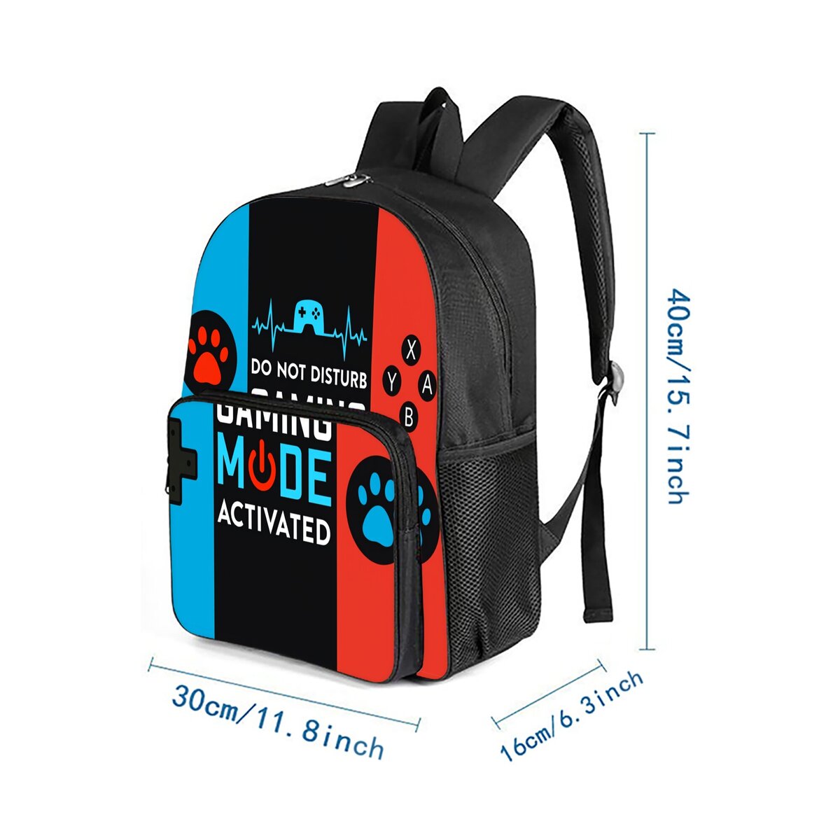 Tas Ransel Kotak Depan Motif P - Gaming Console Kids ulasan dan harga