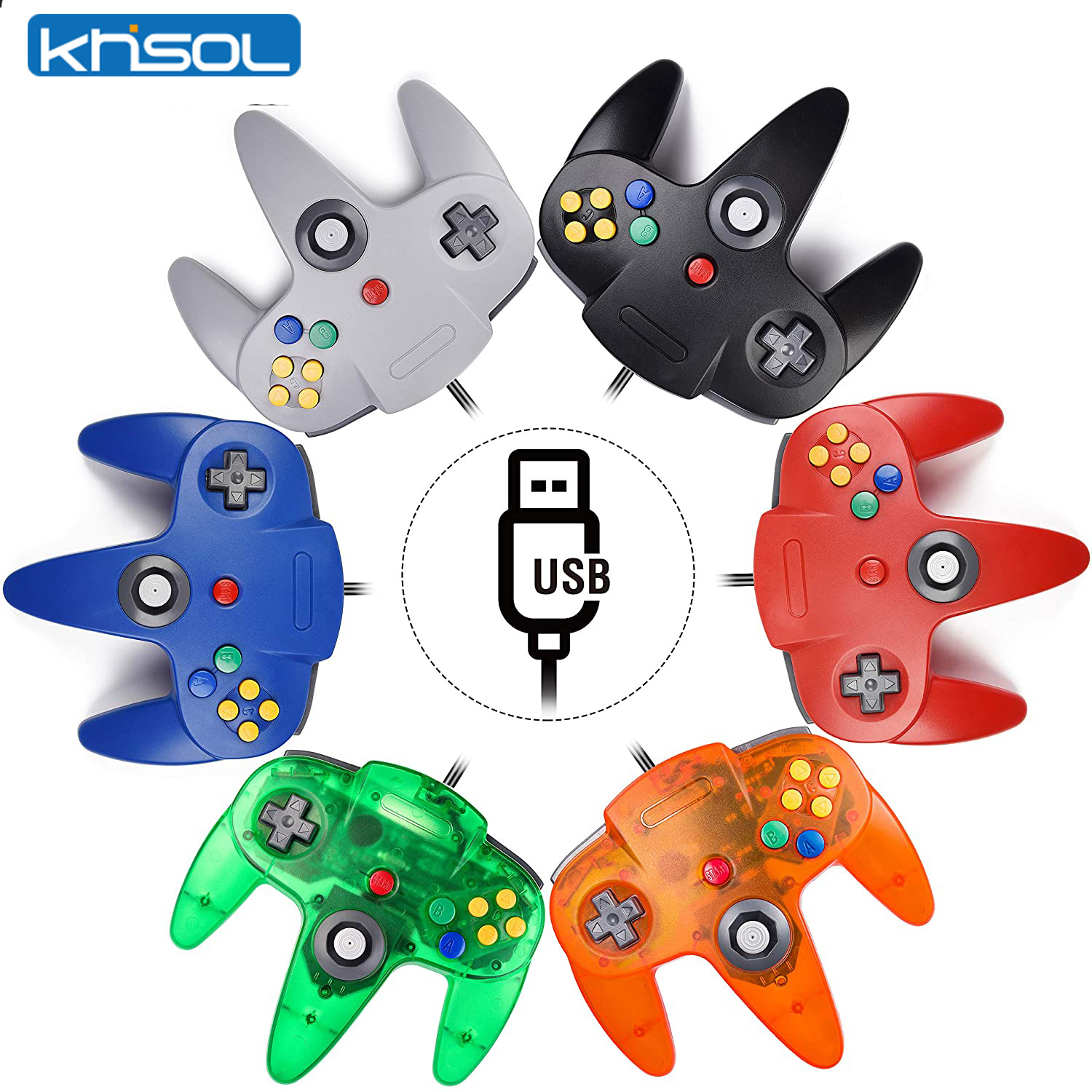 N64 kontroler klasik berkabel  - Gaming Console Windows ulasan dan harga