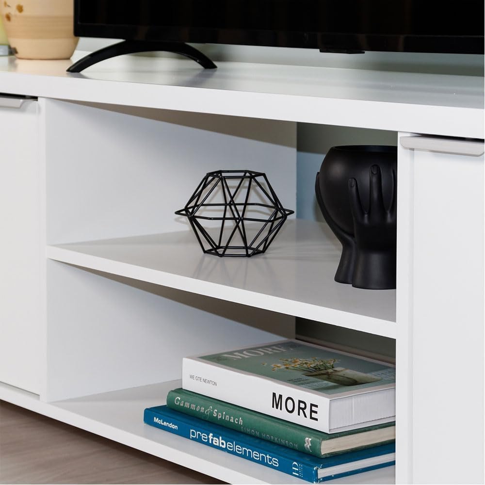 Meja TV Konsol Media Besar den - Gaming Console Entertainment Center ulasan dan harga