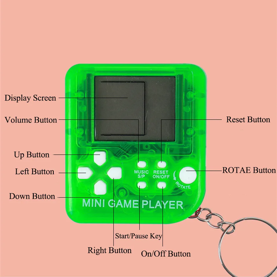 Pemain Game Genggam Mini Retro - Gaming Console Kids ulasan dan harga