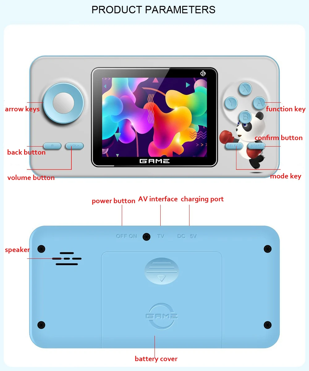 Konsol Video Game Retro S5 Min - Gaming Console Kids ulasan dan harga